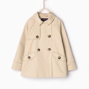 Zara Trench Coat Girls - 4T